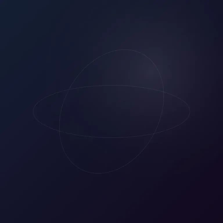 Abstract painterly illustration of quantum computing probability states as geometric cosmic forms