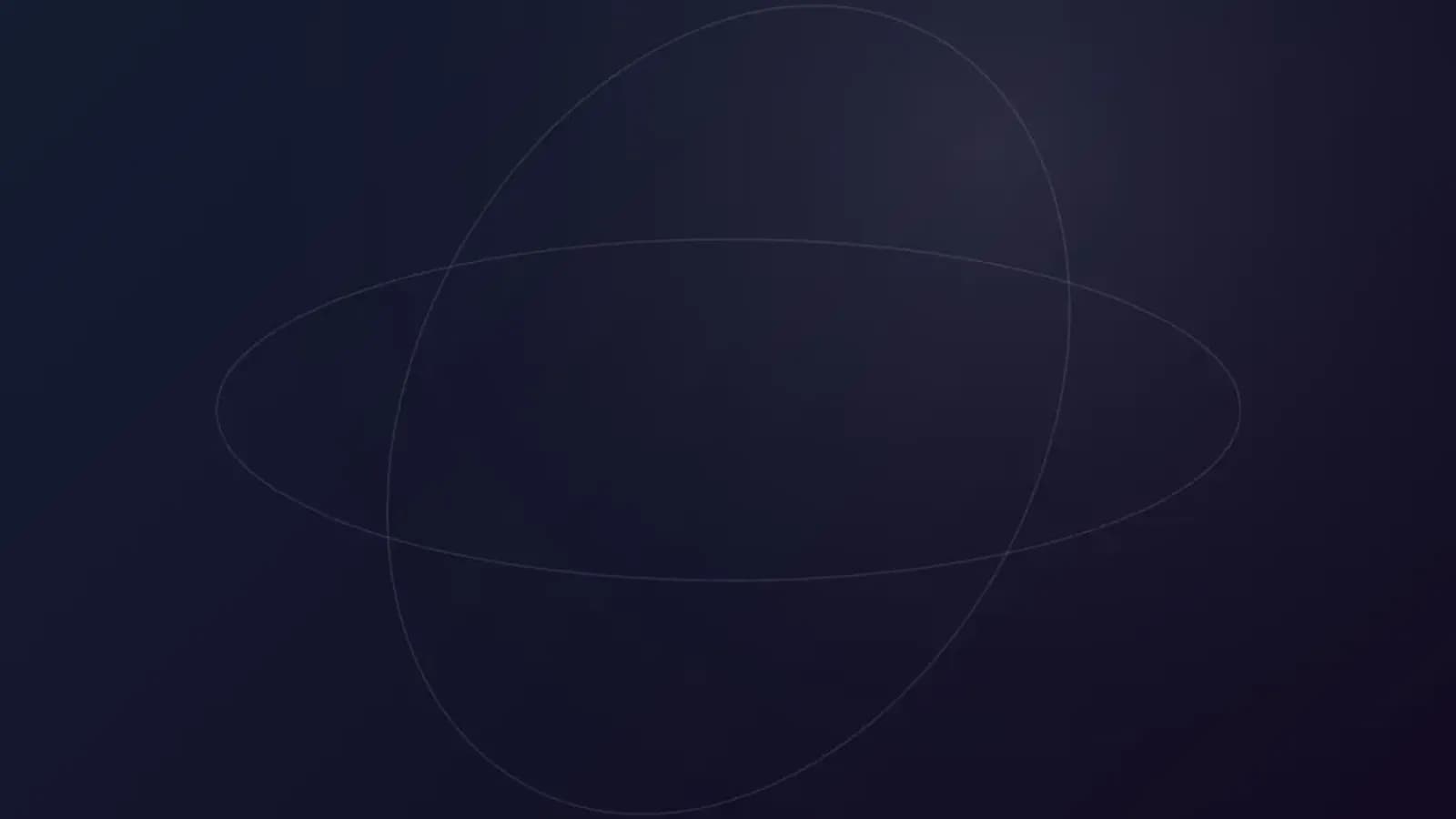 Abstract painterly illustration of quantum computing probability states as geometric cosmic forms